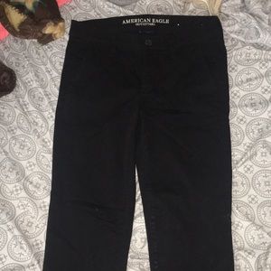 Black American Eagle Skinny Jeans